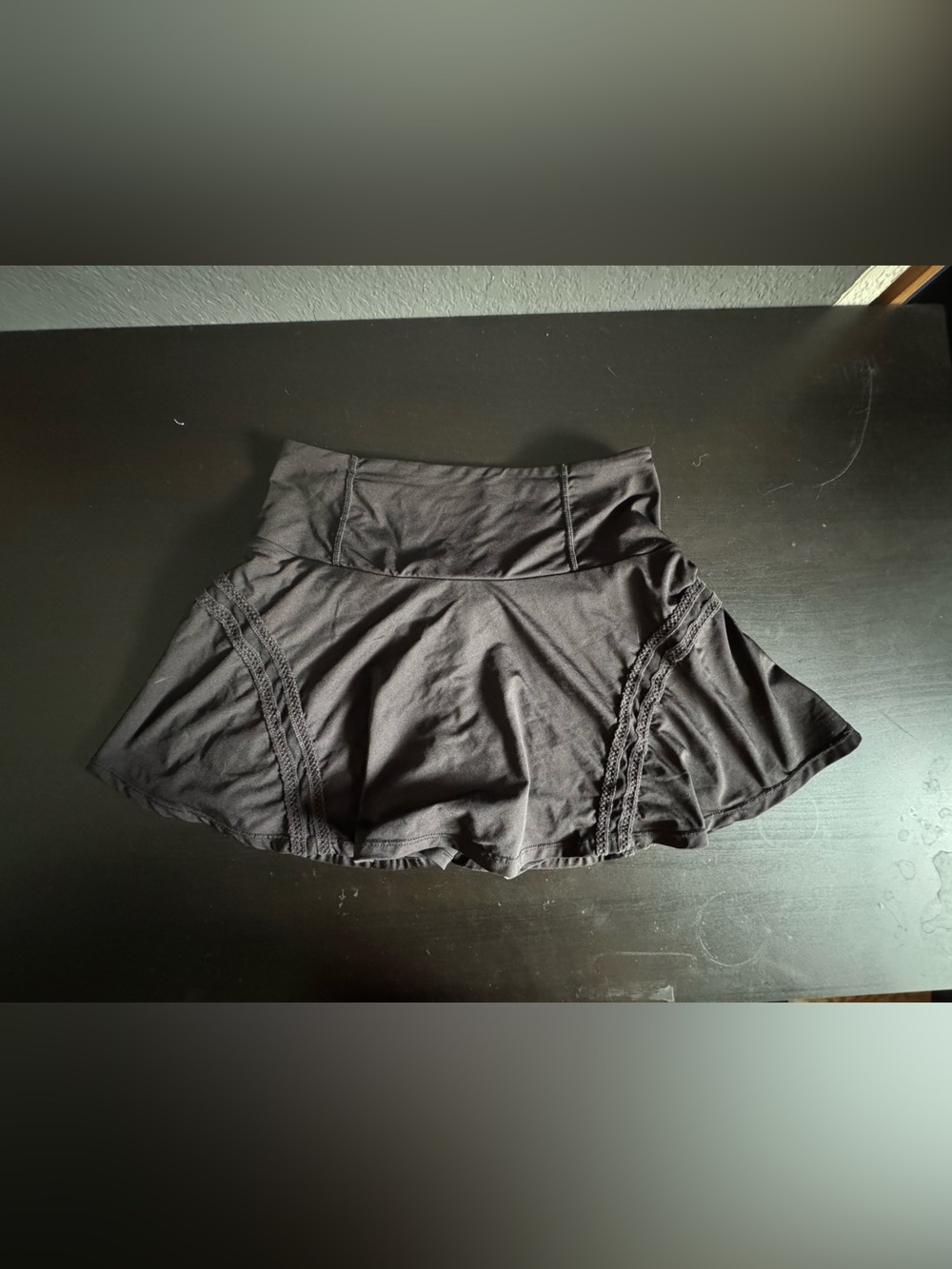 Love Tree Black Activewear Skirt